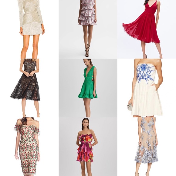 Tularosa | Ari Embroidered Dress | Eyelet Orange Blue - Picture 14 of 17